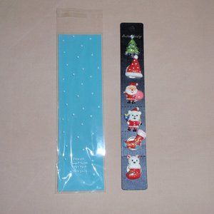 B1G1 SALE Lot of 6 Christmas Themed 18mm Snap Buttons